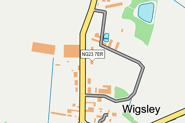 NG23 7ER map - OS OpenMap – Local (Ordnance Survey)