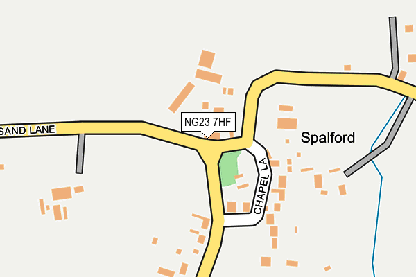 NG23 7HF map - OS OpenMap – Local (Ordnance Survey)