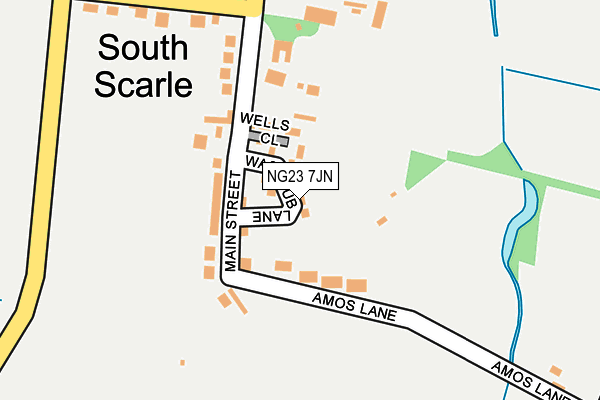 NG23 7JN map - OS OpenMap – Local (Ordnance Survey)