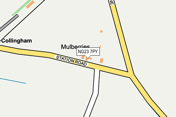 NG23 7PY map - OS OpenMap – Local (Ordnance Survey)