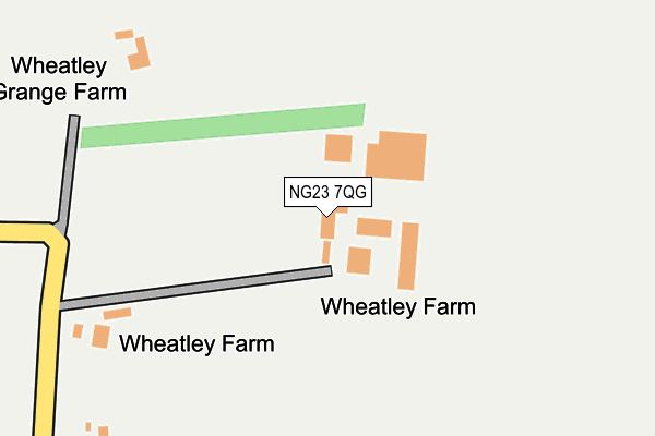 NG23 7QG map - OS OpenMap – Local (Ordnance Survey)