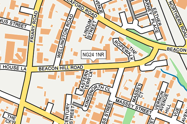 NG24 1NR map - OS OpenMap – Local (Ordnance Survey)