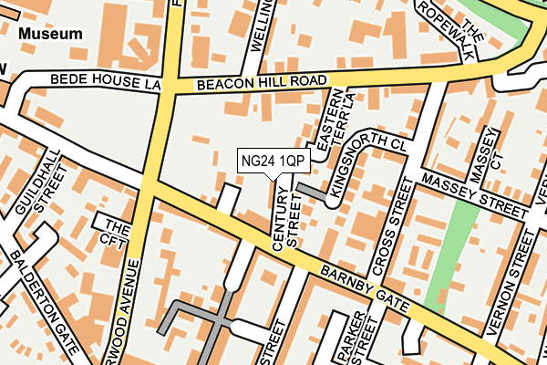 NG24 1QP map - OS OpenMap – Local (Ordnance Survey)