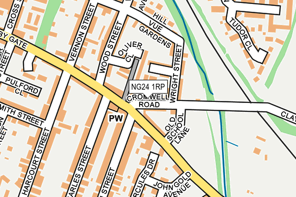 NG24 1RP map - OS OpenMap – Local (Ordnance Survey)