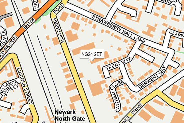 NG24 2ET map - OS OpenMap – Local (Ordnance Survey)