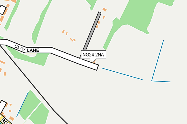 NG24 2NA map - OS OpenMap – Local (Ordnance Survey)