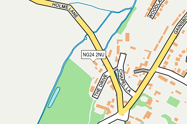 NG24 2NU map - OS OpenMap – Local (Ordnance Survey)