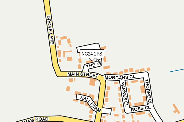 NG24 2PS map - OS OpenMap – Local (Ordnance Survey)