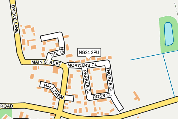 NG24 2PU map - OS OpenMap – Local (Ordnance Survey)