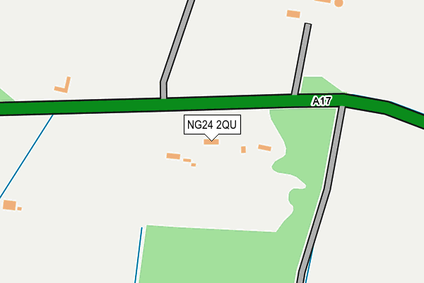 NG24 2QU map - OS OpenMap – Local (Ordnance Survey)