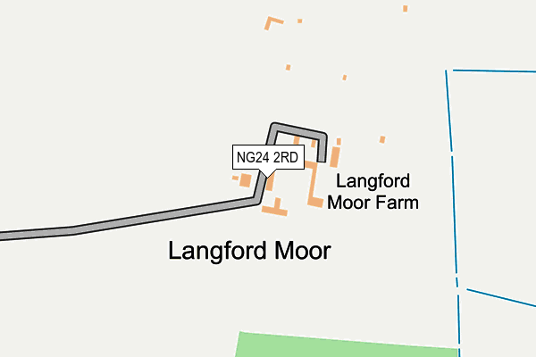 NG24 2RD map - OS OpenMap – Local (Ordnance Survey)