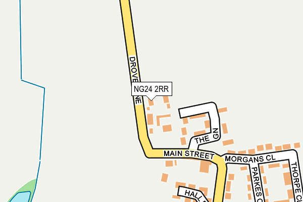 NG24 2RR map - OS OpenMap – Local (Ordnance Survey)