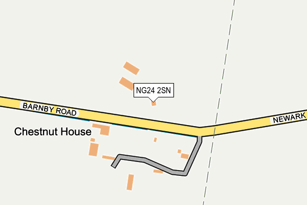 NG24 2SN map - OS OpenMap – Local (Ordnance Survey)
