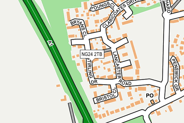 Map of ELOISE MAE FITNESS LTD at local scale