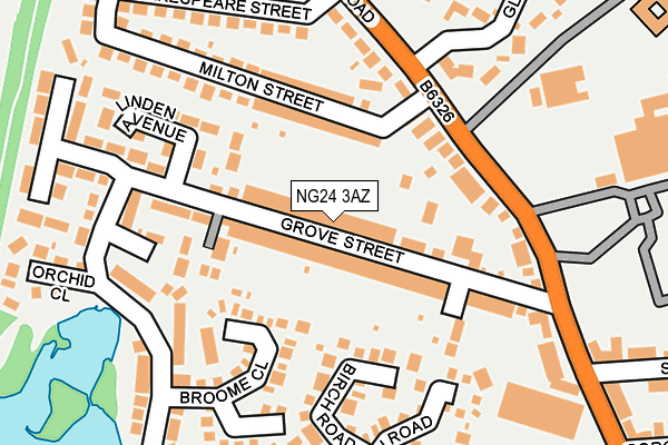 Map of NEWARK SIGN SERVICES LTD at local scale