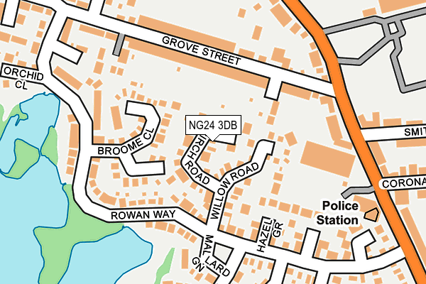 Map of CLIFF TELECOMMUNICATIONS LIMITED at local scale