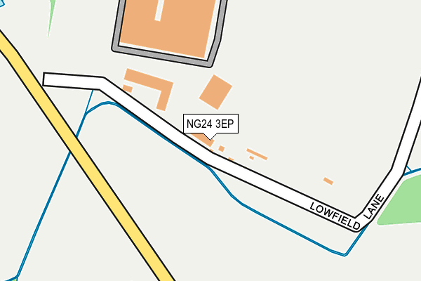 NG24 3EP map - OS OpenMap – Local (Ordnance Survey)