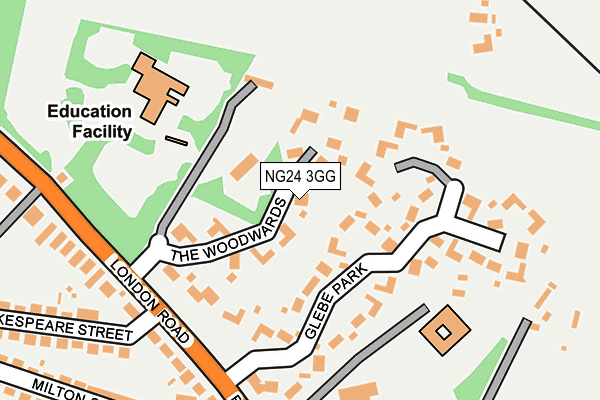 Map of CLW CARE SERVICES LTD at local scale