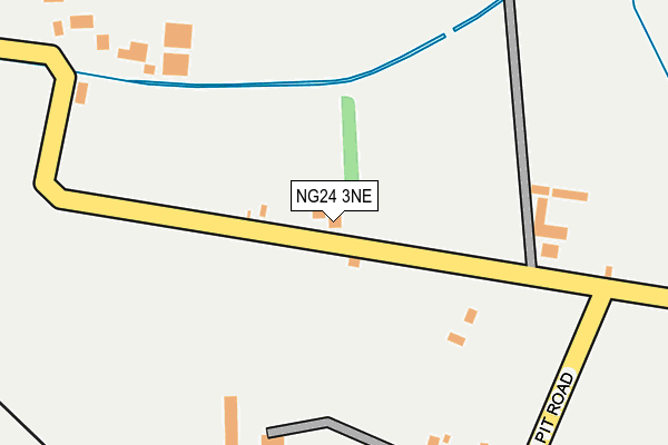 NG24 3NE map - OS OpenMap – Local (Ordnance Survey)