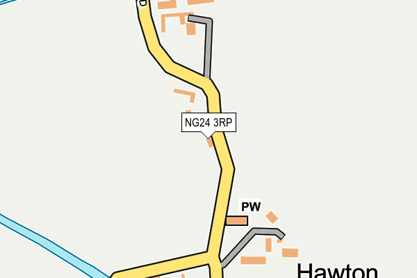 NG24 3RP map - OS OpenMap – Local (Ordnance Survey)