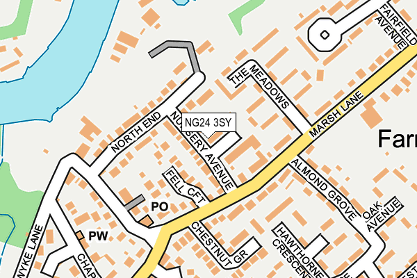 Map of OLIVIA PAIGE DANCE AND PERFORMANCE LTD at local scale