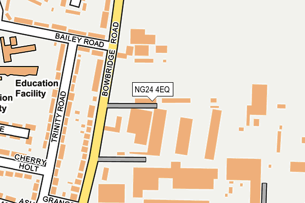 NG24 4EQ map - OS OpenMap – Local (Ordnance Survey)