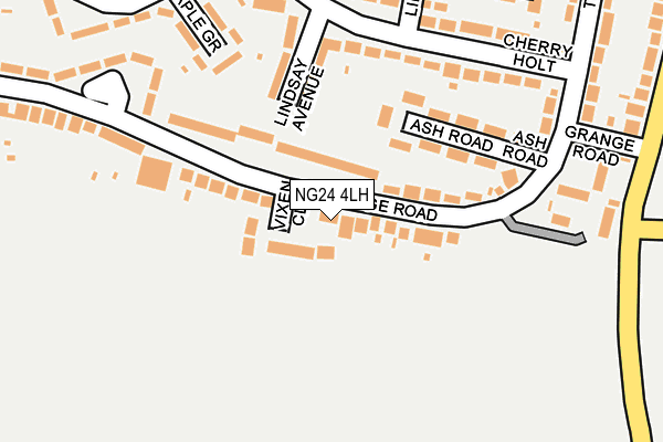 NG24 4LH map - OS OpenMap – Local (Ordnance Survey)