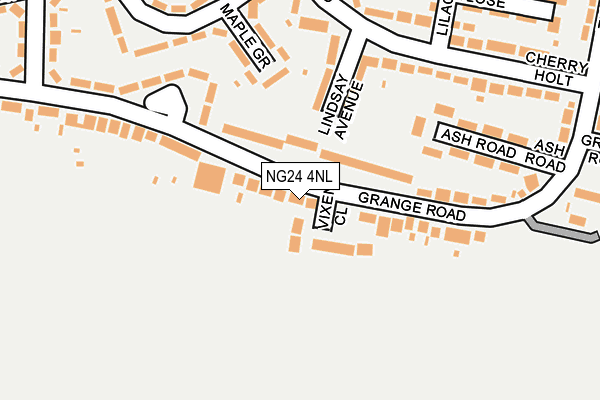 NG24 4NL map - OS OpenMap – Local (Ordnance Survey)