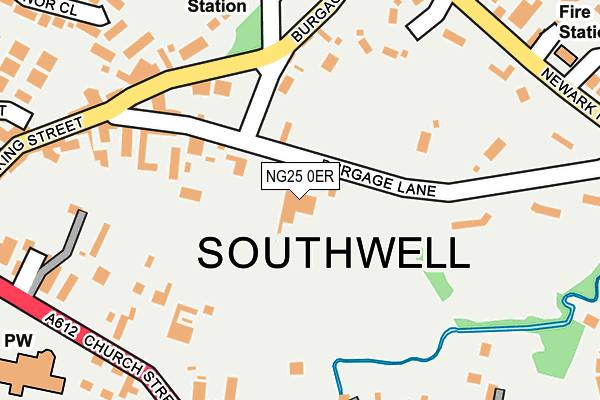 Map of HILL HOUSE SOUTHWELL LIMITED at local scale