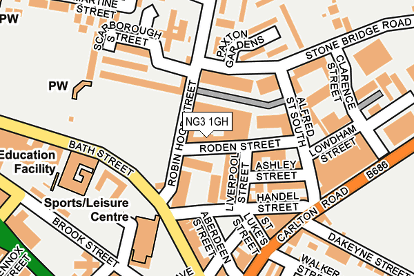 Map of LIVING HOME PROPERTY SOLUTIONS LTD at local scale