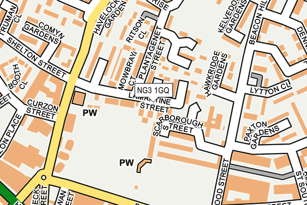 NG3 1GQ map - OS OpenMap – Local (Ordnance Survey)