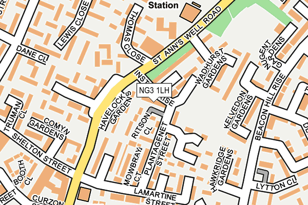 NG3 1LH map - OS OpenMap – Local (Ordnance Survey)