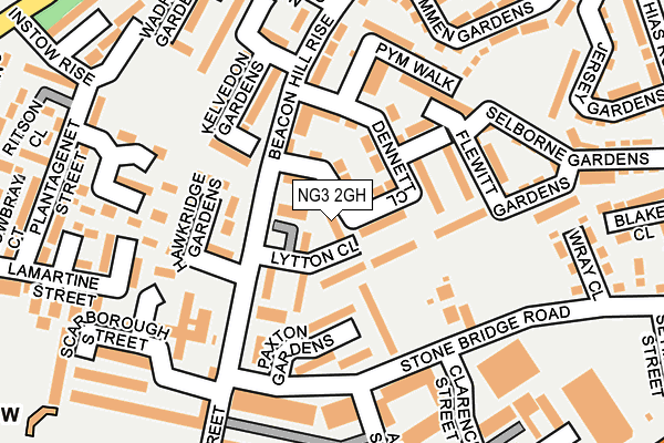 NG3 2GH map - OS OpenMap – Local (Ordnance Survey)