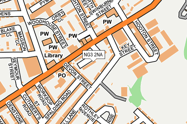 NG3 2NA map - OS OpenMap – Local (Ordnance Survey)