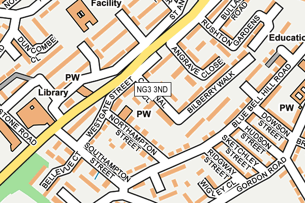 NG3 3ND map - OS OpenMap – Local (Ordnance Survey)