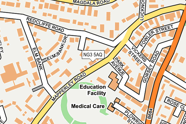 Map of CHRISTINE STEVENS LTD at local scale