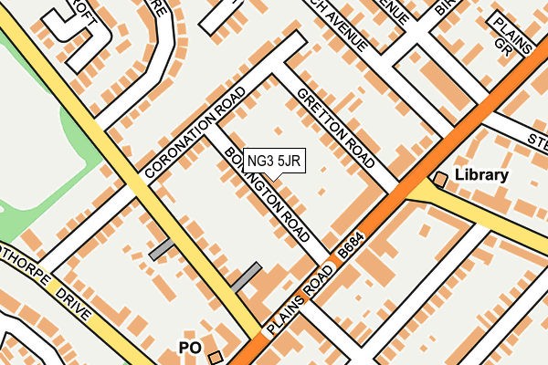 Map of RHODES ROOFING LIMITED at local scale