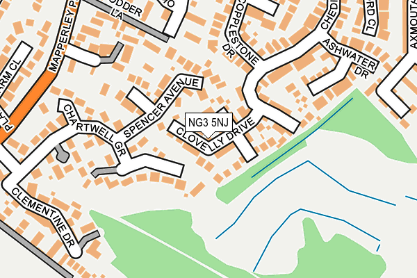 NG3 5NJ map - OS OpenMap – Local (Ordnance Survey)