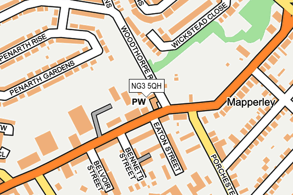 NG3 5QH map - OS OpenMap – Local (Ordnance Survey)