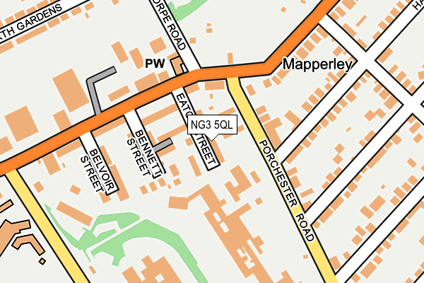 NG3 5QL map - OS OpenMap – Local (Ordnance Survey)