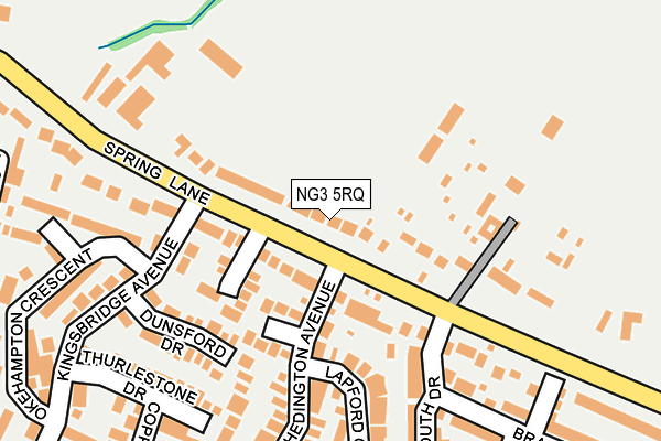 NG3 5RQ map - OS OpenMap – Local (Ordnance Survey)