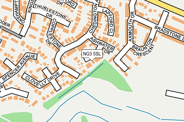 NG3 5SL map - OS OpenMap – Local (Ordnance Survey)