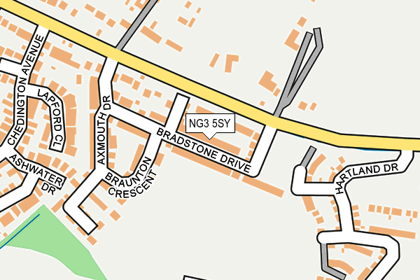 NG3 5SY map - OS OpenMap – Local (Ordnance Survey)