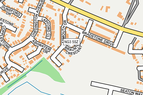 NG3 5SZ map - OS OpenMap – Local (Ordnance Survey)