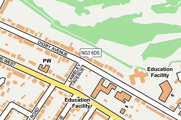 Map of DIGBY COMPUTING LTD at local scale