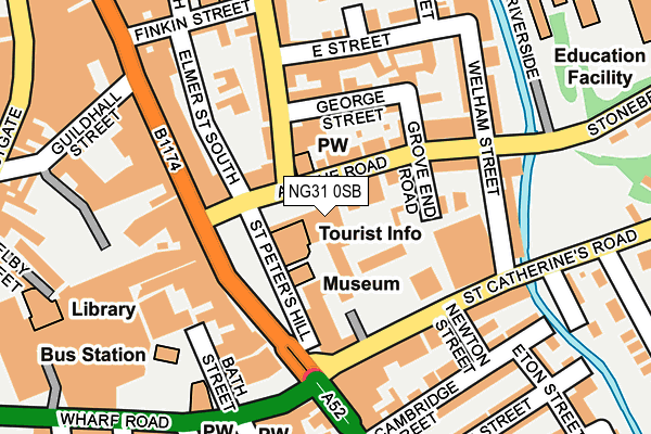 NG31 0SB map - OS OpenMap – Local (Ordnance Survey)