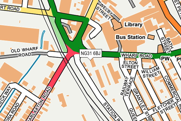 NG31 6BJ map - OS OpenMap – Local (Ordnance Survey)