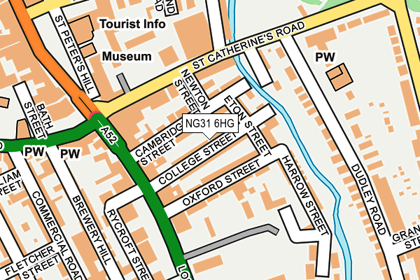 NG31 6HG map - OS OpenMap – Local (Ordnance Survey)