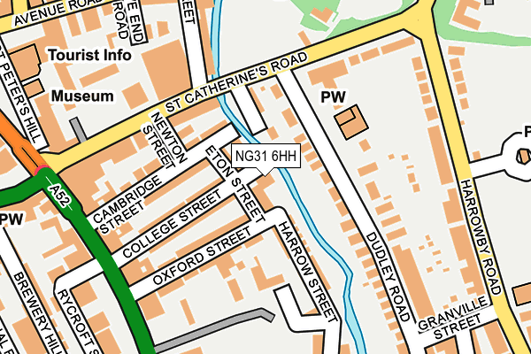 NG31 6HH map - OS OpenMap – Local (Ordnance Survey)