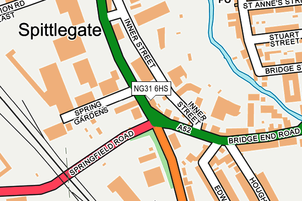 NG31 6HS map - OS OpenMap – Local (Ordnance Survey)